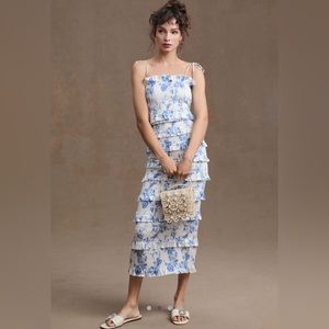 V. Chapman Lily Dress, Provençal Blue Floral, 6